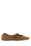 Loewe Pebble Soft Ballerina In Nappa Lambskin In Brown