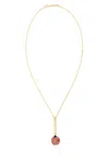 Loewe Sterling Silver Dangling Ladybug Pendant Necklace In Gold