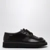 Loewe Faro Lace Up In Pull-up Calfskin In Brown