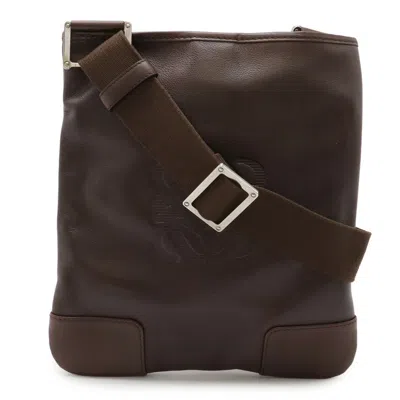 Pre-owned Loewe Dark Brown Leather Shoulder Bag ()