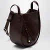 Loewe Small Hammock Leather Crossbody Bag In Burgundy
