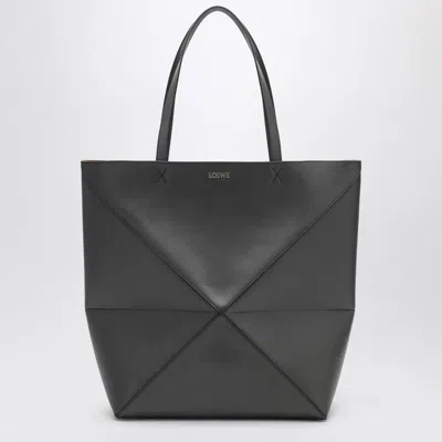 LOEWE LOEWE DARK GREY PUZZLE FOLD TOTE XL BAG
