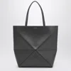 Loewe Dark Grey Puzzle Fold Tote Xl Bag In Black