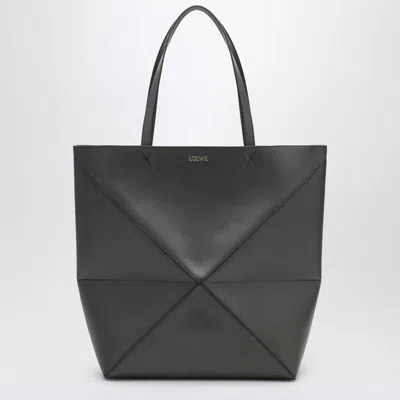 LOEWE LOEWE DARK PUZZLE FOLD TOTE XL BAG