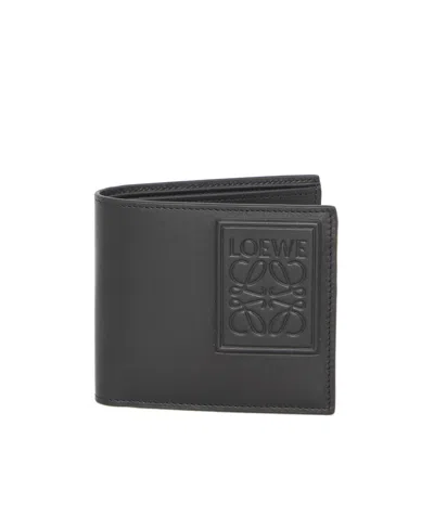 LOEWE DEBOSSED-ANAGRAM LEATHER WALLET