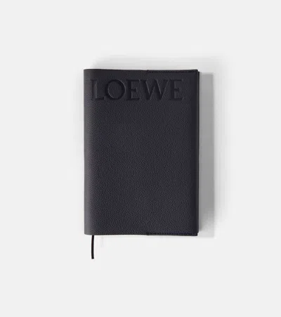 Loewe Debossed Leather Notebook