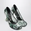 Loewe Decollete Toy With Sequins And Floral Pattern In Multi