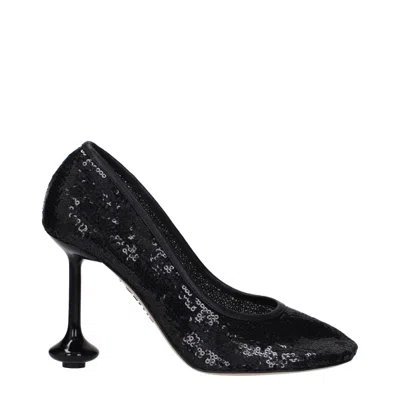 Loewe Décolleté Toy Women's Paillettes Black
