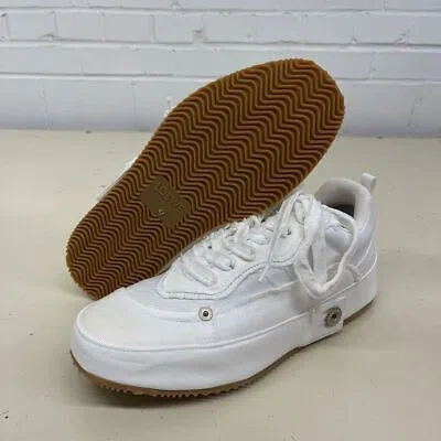 Pre-owned Loewe Deconstructed Denim Sneaker Men's Size (41) Us 8 Soft White