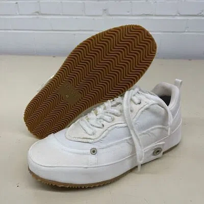 Pre-owned Loewe Deconstructed Denim Sneaker Men's Size (42) Us 9 Soft White