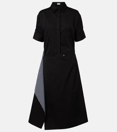 Loewe Deconstructed Gabardine Shirt Dress In Multi