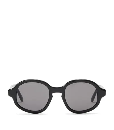 Loewe Delta Slim Sunglasses In Black