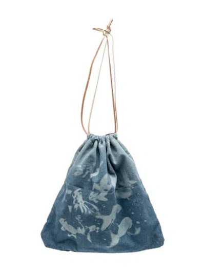 Pre-owned Loewe Denim Evening Bag 2023 W/ Tags In Blue