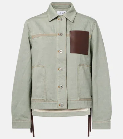 Loewe Workwear Jacket In Denim
