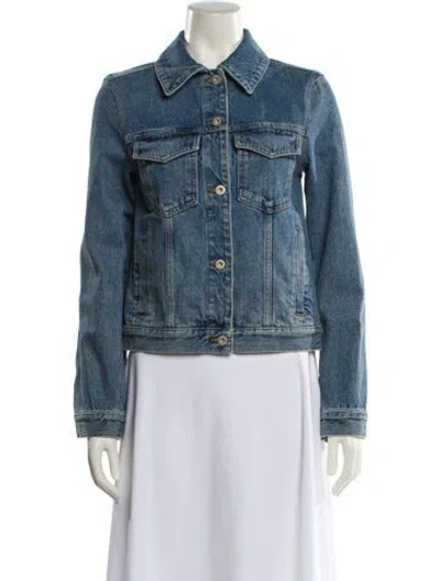 Pre-owned Loewe Denim Jacket In Black