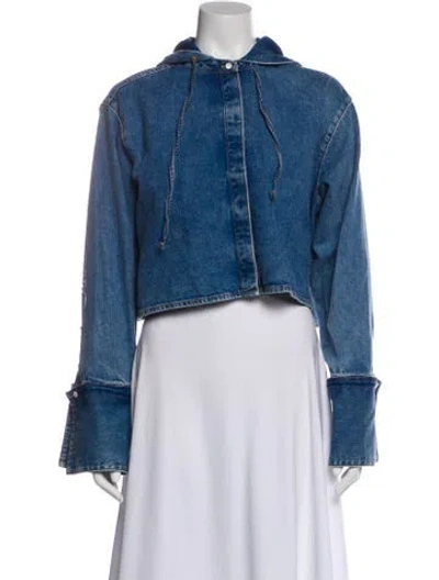 Pre-owned Loewe Denim Jacket In Blue