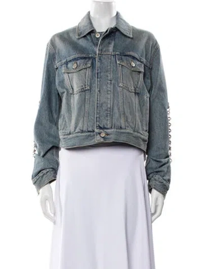 Pre-owned Loewe Denim Jacket In Blue