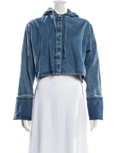 Pre-owned Loewe Denim Jacket In Blue