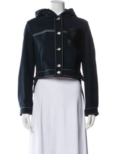 Pre-owned Loewe Denim Jacket In Blue