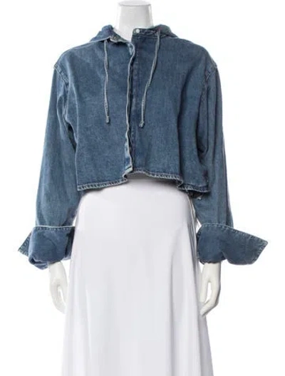 Pre-owned Loewe Denim Jacket In Blue