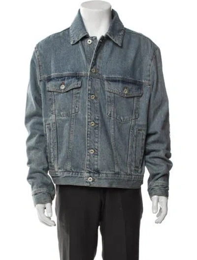 Pre-owned Loewe Denim Jacket In Blue