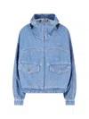 Loewe Denim Jacket In Light Blue