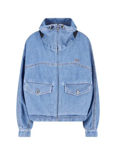 Loewe Denim Jacket In Light Blue