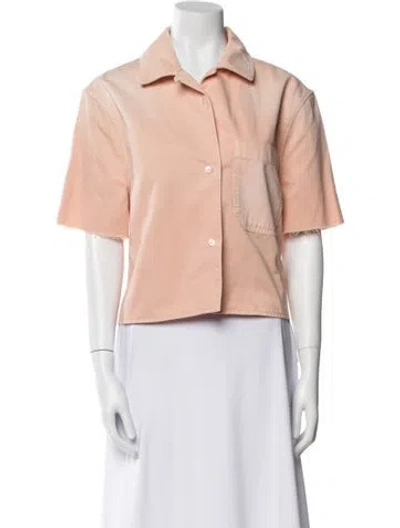 Pre-owned Loewe Denim Jacket In Pink