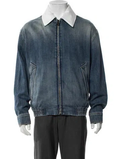 Pre-owned Loewe Denim Jacket W/ Tags In Blue