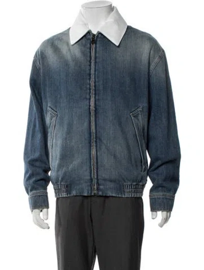 Pre-owned Loewe Denim Jacket W/ Tags In Blue