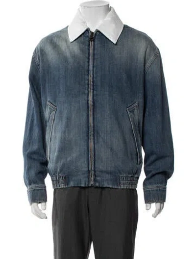 Pre-owned Loewe Denim Jacket W/ Tags In Blue