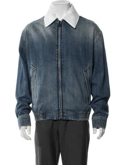Pre-owned Loewe Denim Jacket W/ Tags In Blue