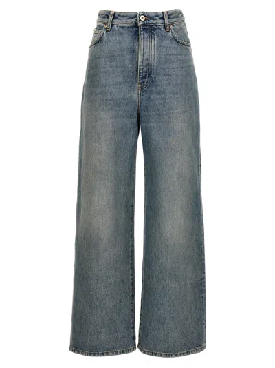 Loewe Women Denim Jeans In Blue