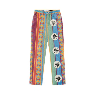 Pre-owned Loewe Denim Jeans 'multicolor' | Multi-color | Women's Size 36