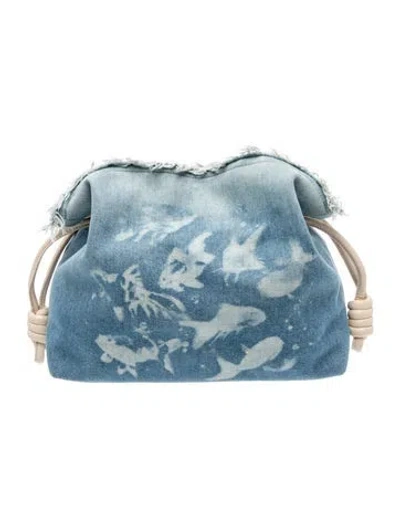 Pre-owned Loewe Denim  Flamenco 2023 In Blue