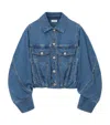 Loewe Denim Oversized Jacket In Blue