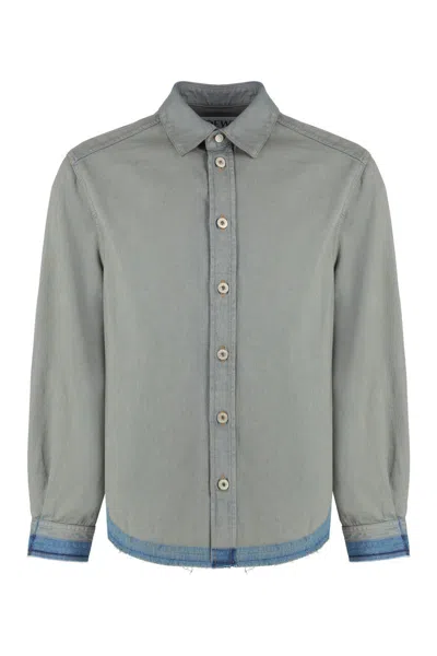 Loewe Denim Shirt In Grey