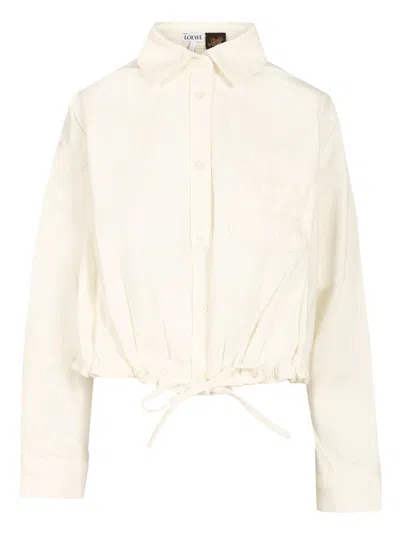 Loewe Denim Shirt Shirts White