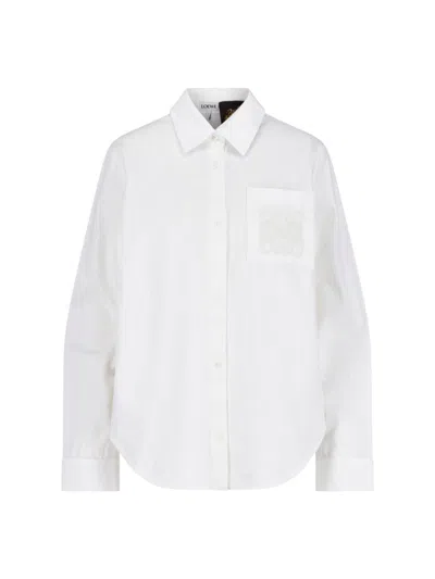 Loewe Denim Shirt In White