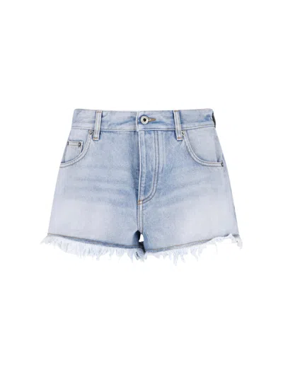 Loewe Denim Shorts In Blue