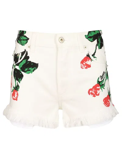 Loewe Denim Shorts Trousers White