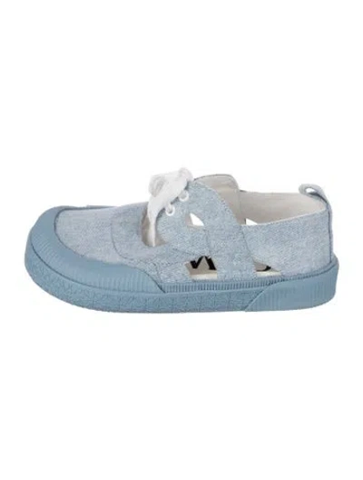 Pre-owned Loewe Denim Sneakers In Blue