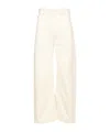 Loewe Denim Trousers With Belt Loops In Neutral