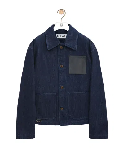 LOEWE LOEWE BUTTON-UP DENIM JACKET