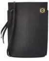 Loewe Dice Pocket Leather Shoulder Bag In Black
