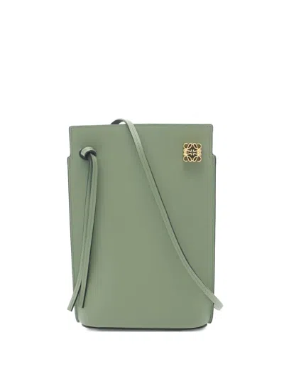 Pre-owned Loewe Dice Shoulder Bag In Green