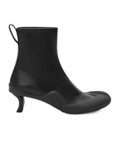 Loewe Dive Bootie In Stretch Calfskin In Black