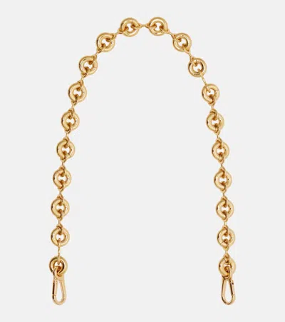 Loewe Donut Chain Bag Strap In Gold