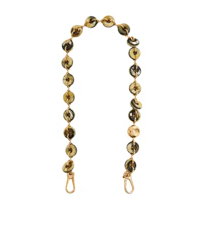 Loewe Donut Chain Bag Strap In Brown