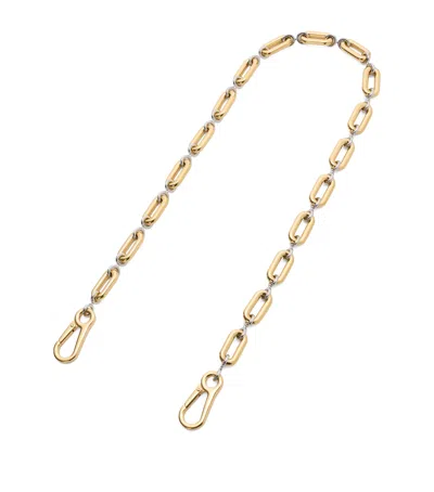 Loewe Donut Chain Bag Strap In Gold